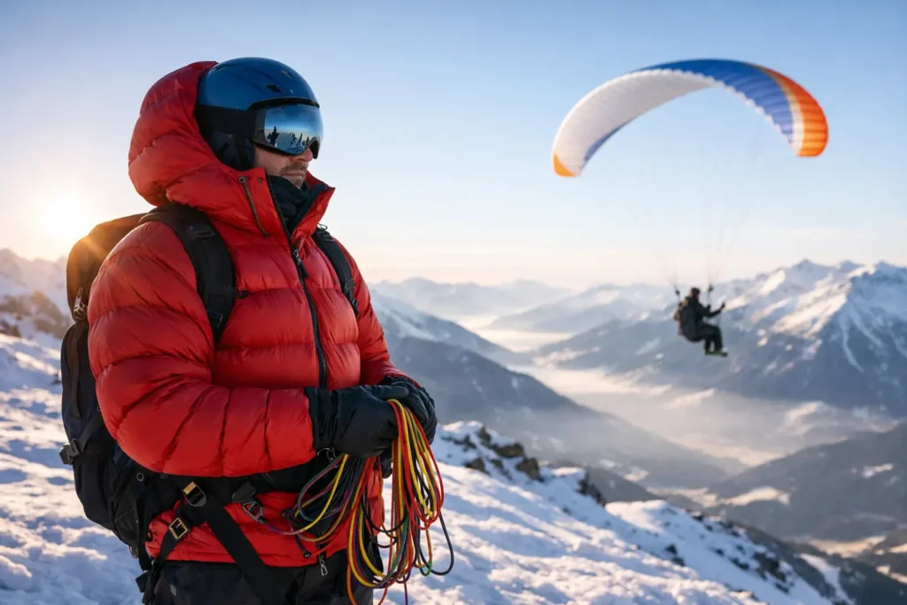 Doudoune parapente grand froid : bien choisir